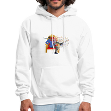 Load image into Gallery viewer, PaperboyFly Dots Men&#39;s Hoodie - white