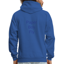 Load image into Gallery viewer, PaperboyFly Dots Men&#39;s Hoodie - royal blue