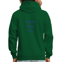 Load image into Gallery viewer, PaperboyFly Dots Men&#39;s Hoodie - forest green