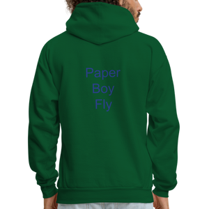 PaperboyFly Dots Men's Hoodie - forest green