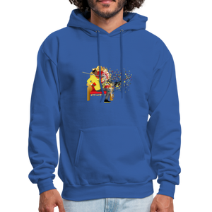 PaperboyFly Dots Men's Hoodie - royal blue