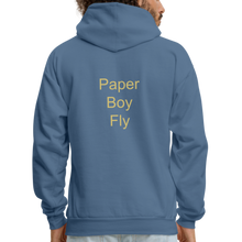 Load image into Gallery viewer, PaperboyFly Dots Men&#39;s Hoodie - denim blue