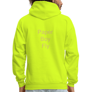 PaperboyFly Dots Men's Hoodie - safety green