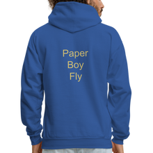 Load image into Gallery viewer, PaperboyFly Dots Men&#39;s Hoodie - royal blue