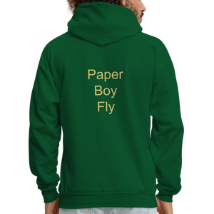 PaperboyFly Dots Men's Hoodie - forest green
