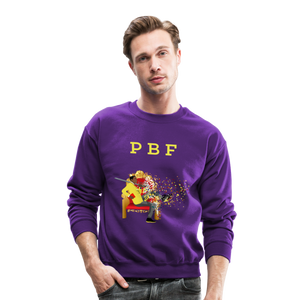 PBF Mens Crewneck Sweatshirt - purple