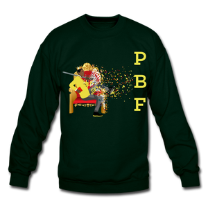 PBF Mens Crewneck Sweatshirt - forest green