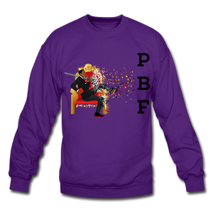 PBF Mens Crewneck Sweatshirt - purple