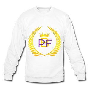 PBF Men's Unisex Crewneck Sweatshirt - white