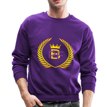 Load image into Gallery viewer, PBF Men&#39;s Unisex Crewneck Sweatshirt - purple