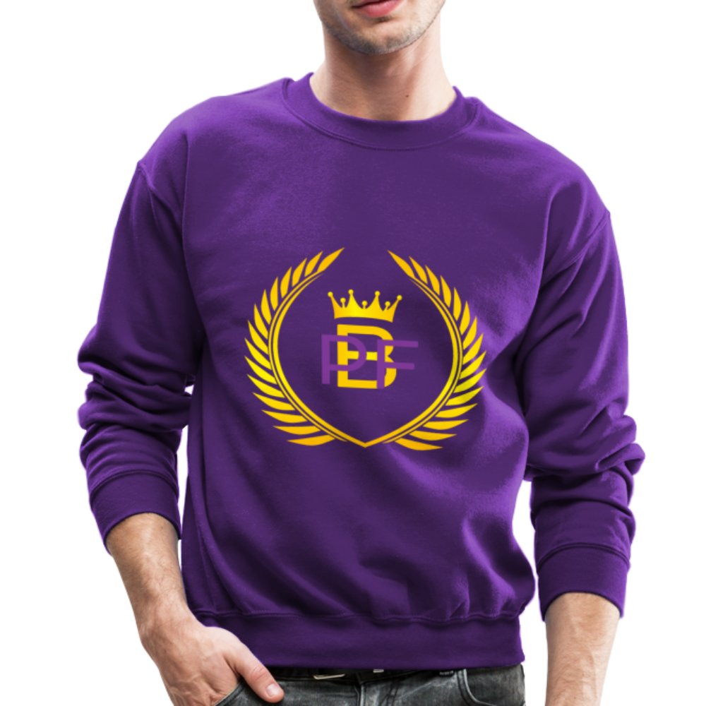PBF Men's Unisex Crewneck Sweatshirt - purple