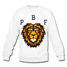 Load image into Gallery viewer, PBF Lion Crewneck Sweatshirt - white