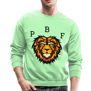 PBF Lion Crewneck Sweatshirt - lime
