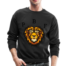 Load image into Gallery viewer, PBF Lion Crewneck Sweatshirt - black