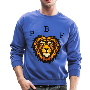 PBF Lion Crewneck Sweatshirt - royal blue