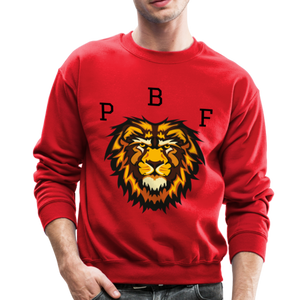 PBF Lion Crewneck Sweatshirt - red