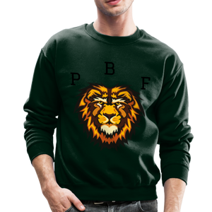PBF Lion Crewneck Sweatshirt - forest green