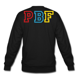PBF MultiColor Crewneck Sweatshirt - black