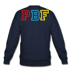 PBF MultiColor Crewneck Sweatshirt - navy