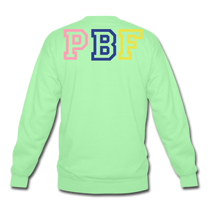 PBF MultiColor Crewneck Sweatshirt - lime