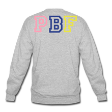 Load image into Gallery viewer, PBF MultiColor Crewneck Sweatshirt - heather gray