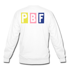 Load image into Gallery viewer, PBF Crewneck Sweatshirt - white