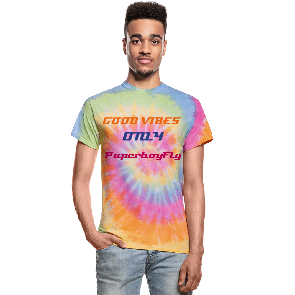 PBF Good Vibes Tie Dye T-Shirt - rainbow