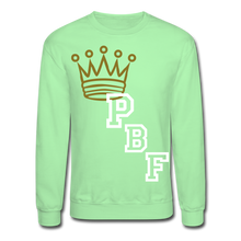 Load image into Gallery viewer, PBF Crown Me Sweatshirt - lime