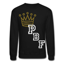 Load image into Gallery viewer, PBF Crown Me Sweatshirt - black