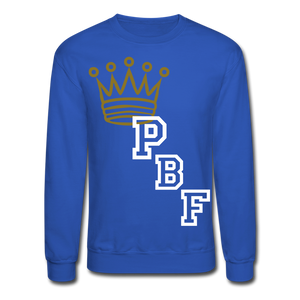 PBF Crown Me Sweatshirt - royal blue
