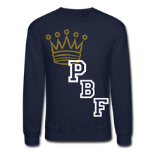 Load image into Gallery viewer, PBF Crown Me Sweatshirt - navy