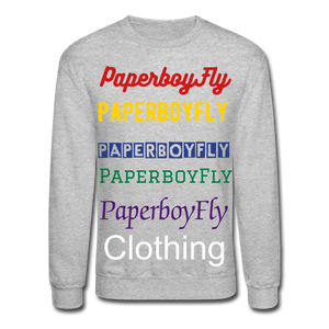 PBF Fonts Sweatshirt - heather gray