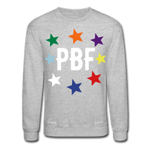Load image into Gallery viewer, PBF Love of Colors Sweatshirt - heather gray