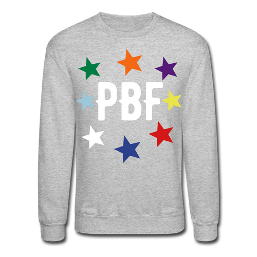 PBF Love of Colors Sweatshirt - heather gray