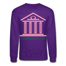 Load image into Gallery viewer, PBF Greek Crewneck Sweatshirt - purple