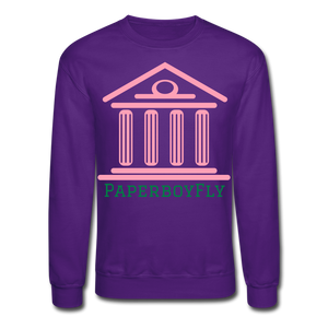 PBF Greek Crewneck Sweatshirt - purple