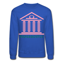 Load image into Gallery viewer, PBF Greek Crewneck Sweatshirt - royal blue